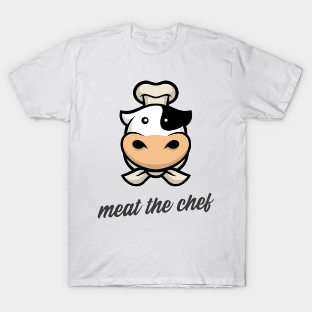 Meat the chef T-Shirt by AntoDesigns